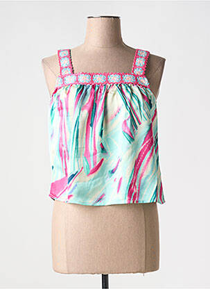 Top vert NEKANE pour femme