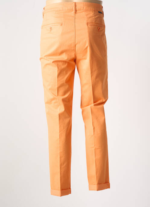 Pantalon chino orange FREEMAN T.PORTER pour homme
