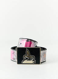 Ceinture effet matière satinée noir PULL IN femme