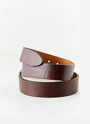 Ceinture effet matière satinée marron LEVI'S homme