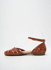 Sandales/Nu pieds marron PORRONET pour femme seconde vue