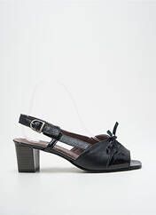 Sandales/Nu pieds noir JMG HOUCKE pour femme seconde vue