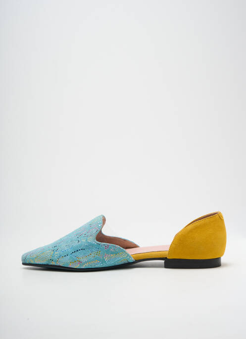 Mocassins bleu BISUE BALLERINAS pour femme