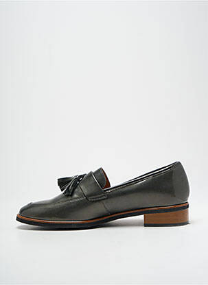 Mocassins matière lisse talon plat jusqu'à 3cm gris KARSTON femme
