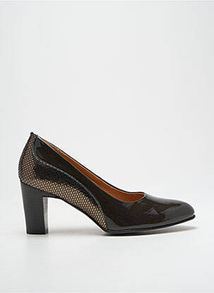 Escarpins matière lisse talon de 7 à 9cm gris KARSTON femme