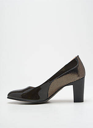 Escarpins matière lisse talon de 7 à 9cm gris KARSTON femme