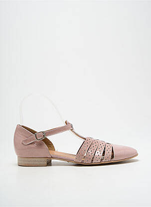 Sandales/nu pieds chiquet talon plat jusqu'à 3cm rose KARSTON femme