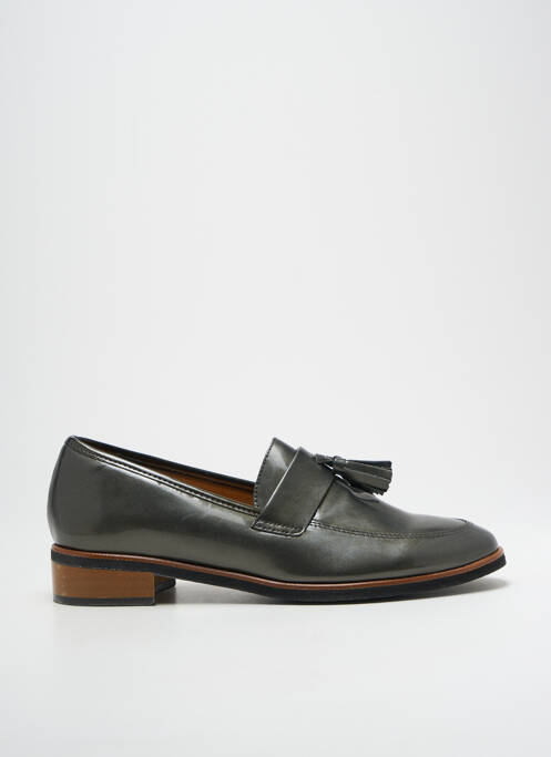Mocassins matière lisse talon plat jusqu'à 3cm gris KARSTON femme
