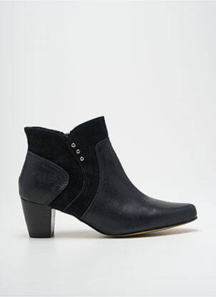 Bottines/boots matière lisse talon de 4 à 6cm noir REBELLES femme