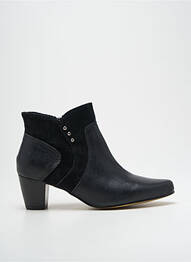 Bottines/boots matière lisse talon de 4 à 6cm noir REBELLES femme