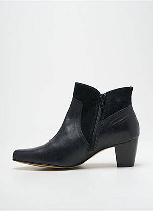 Bottines/boots matière lisse talon de 4 à 6cm noir REBELLES femme