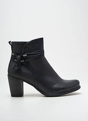 Bottines/boots matière lisse talon de 7 à 9cm noir DELIRES DE FILLE femme