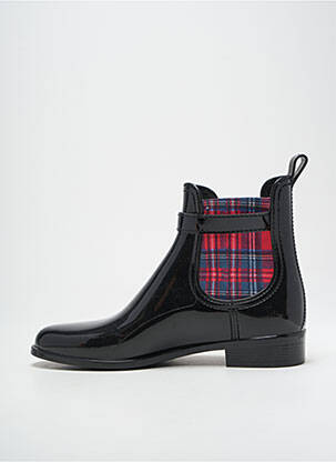 Bottines/boots matière lisse talon plat jusqu'à 3cm noir GIOSEPPO femme