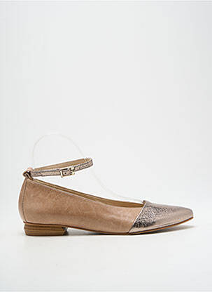 Ballerines matière lisse talon plat jusqu'à 3cm beige CARDENAL femme