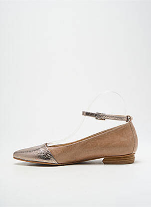 Ballerines matière lisse talon plat jusqu'à 3cm beige CARDENAL femme