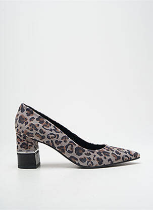 Escarpins talon bottier talon de 4 à 6cm gris CARDENAL femme