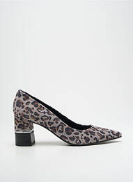 Escarpins talon bottier talon de 4 à 6cm gris CARDENAL femme