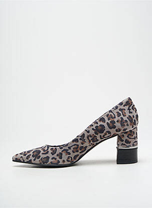 Escarpins talon bottier talon de 4 à 6cm gris CARDENAL femme