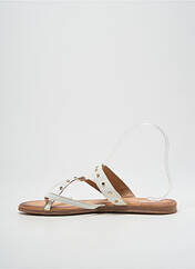 Tongs blanc FLANCH pour femme seconde vue