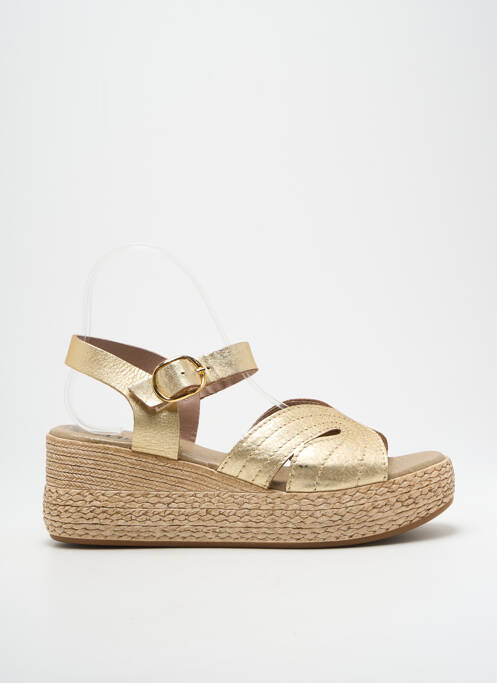 Sandales/Nu pieds or MYMA pour femme