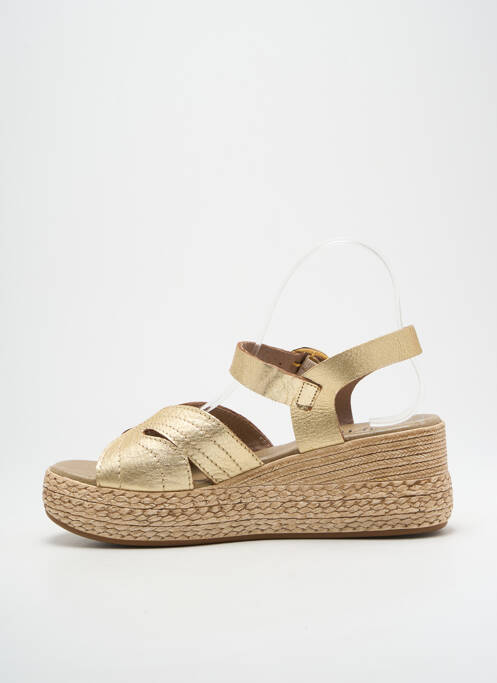 Sandales/Nu pieds or MYMA pour femme