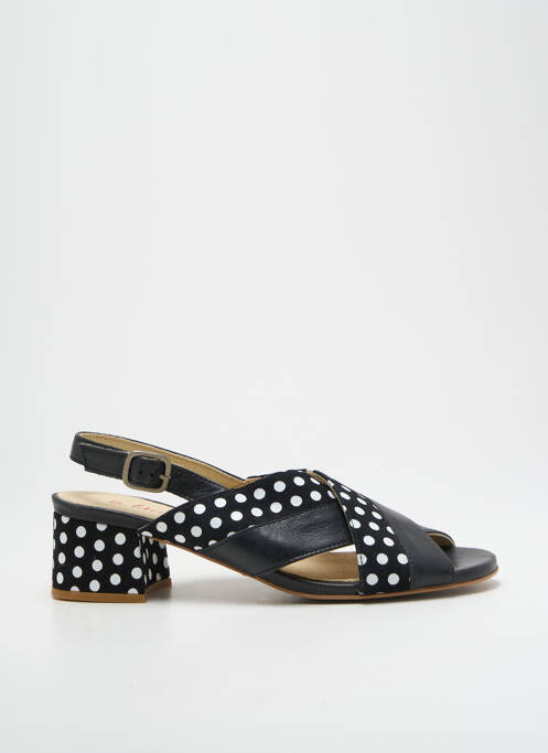 Sandales/Nu pieds noir LIBRE COMME L'AIR pour femme