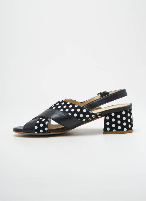 Sandales/Nu pieds noir LIBRE COMME L'AIR pour femme