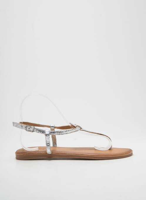 Tongs argent FLANCH pour femme