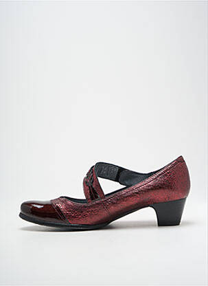 Escarpins matière lisse talon de 4 à 6cm violet J.METAYER femme