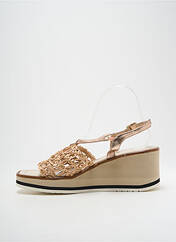 Sandales/Nu pieds beige DANSI pour femme seconde vue