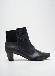 Bottines/boots matière lisse talon de 4 à 6cm noir SWEET femme