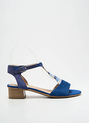 Sandales/nu pieds fermeture boucle(s) talon plat jusqu'à 3cm bleu SWEET femme