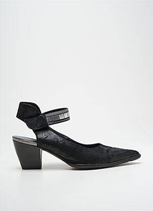 Escarpins cubain talon de 4 à 6cm noir FRANCE MODE femme