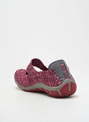 Ballerines type de semelle amortissante talon plat jusqu'à 3cm violet ROCK SPRING femme