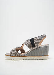 Sandales/Nu pieds argent FOLLIA DOLCE pour femme seconde vue