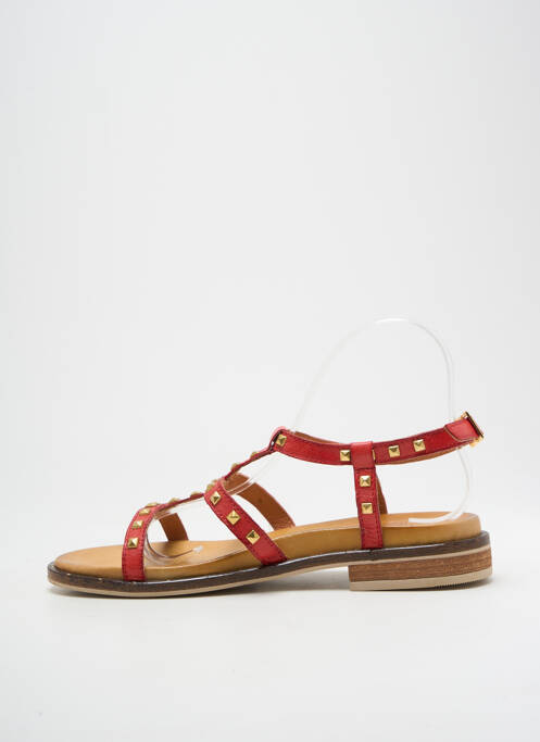 Sandales/Nu pieds rouge MEDELLIN pour femme