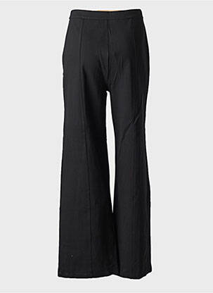 Pantalon droit taille élastique noir CREAM femme