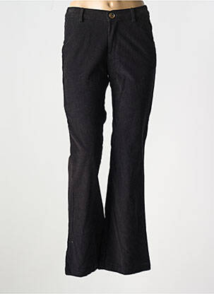Pantalon flare taille élastique noir STORIATIPIC femme