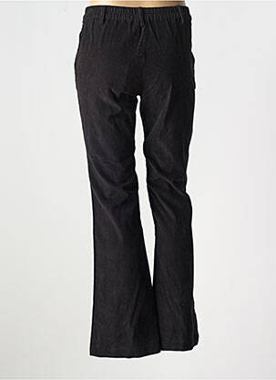 Pantalon flare taille élastique noir STORIATIPIC femme