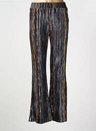 Pantalon droit taille élastique noir RUE MAZARINE femme