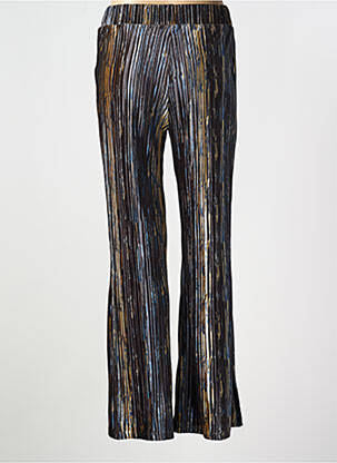 Pantalon droit taille élastique noir RUE MAZARINE femme