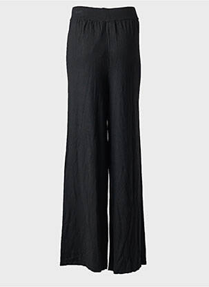 Pantalon flare taille élastique noir LES TROPEZIENNES femme