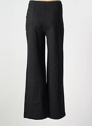 Pantalon flare taille élastique noir CREAM femme