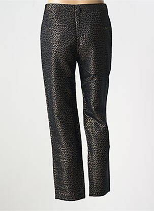 Pantalon slim taille élastique noir LA PETITE ETOILE femme