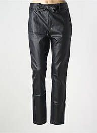 Pantalon slim taille élastique noir CREAM femme