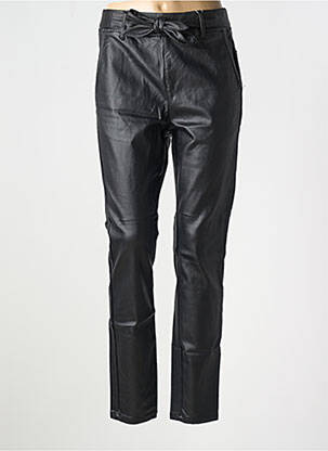Pantalon slim taille élastique noir CREAM femme