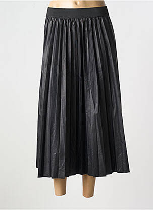Jupe mi-longue coupe évasée noir CREAM femme