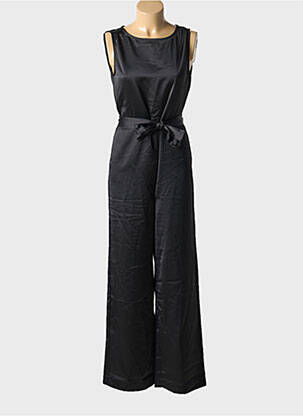 Combi-pantalon fermeture boutonnée au dos sans manche noir CREAM femme