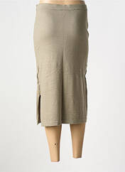 Jupe mi-longue vert CREAM pour femme seconde vue