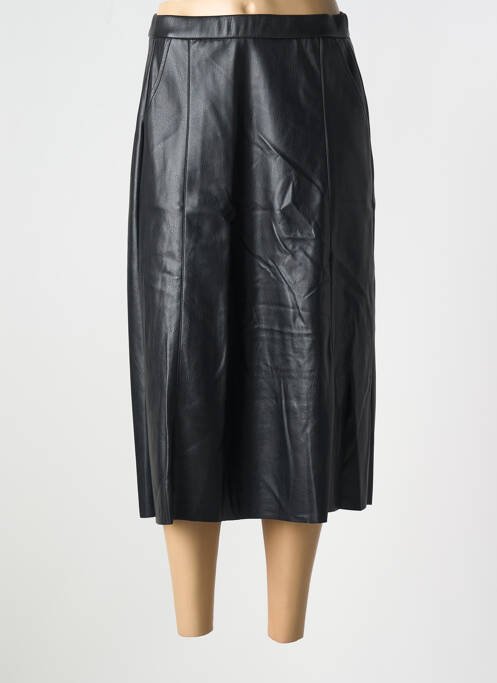 Jupe mi-longue noir CREAM pour femme